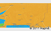 Political Panoramic Map of n.a.