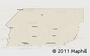 Shaded Relief Panoramic Map of n.a., lighten