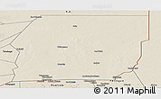 Shaded Relief Panoramic Map of n.a.