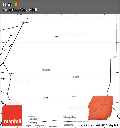 Blank Simple Map of N.a.