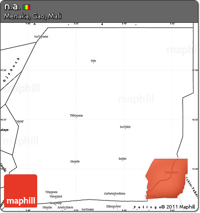 Blank Simple Map of N.a.