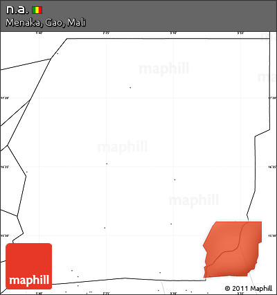 Blank Simple Map of N.a., no labels