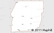 Classic Style Simple Map of n.a., cropped outside