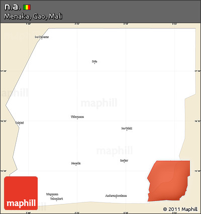 Classic Style Simple Map of N.a., single color outside