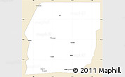 Classic Style Simple Map of n.a., single color outside