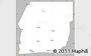 Gray Simple Map of n.a., cropped outside