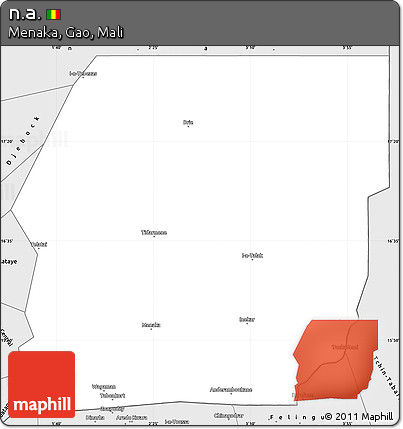 Silver Style Simple Map of N.a.