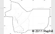 Blank Simple Map of Gao, cropped outside, no labels