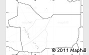 Blank Simple Map of Gao, no labels
