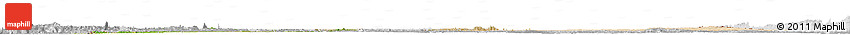 Satellite Horizon Map of Mali, lighten, desaturated