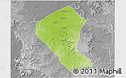 Physical 3D Map of Koundian, desaturated