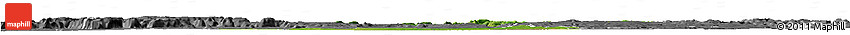 Satellite Horizon Map of Koundian, desaturated
