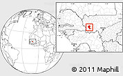 Blank Location Map of Koundian