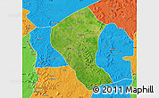 Satellite Map of Koundian, political outside