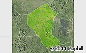 Satellite Map of Koundian, semi-desaturated