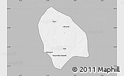 Gray Map of Bema, single color outside