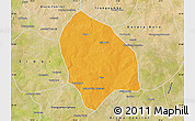 Political Map of Bema, satellite outside