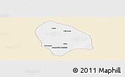 Classic Style Panoramic Map of Bema, single color outside