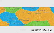 Political Panoramic Map of Bema
