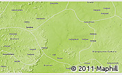 Physical 3D Map of Lakamane