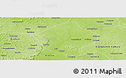 Physical Panoramic Map of Lakamane