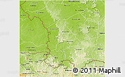 Physical 3D Map of Kenieba