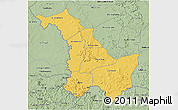 Savanna Style 3D Map of Kenieba