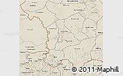 Shaded Relief 3D Map of Kenieba