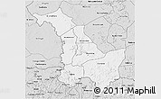 Silver Style 3D Map of Kenieba
