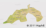 Satellite 3D Map of Nioro, cropped outside