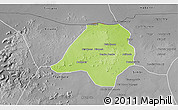 Physical 3D Map of Gavinane, desaturated