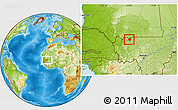Physical Location Map of Gavinane