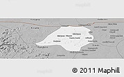 Gray Panoramic Map of Gavinane