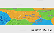 Political Panoramic Map of Gavinane