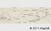 Shaded Relief Panoramic Map of Gavinane