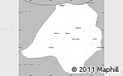 Gray Simple Map of Gavinane