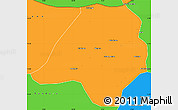 Political Simple Map of Gavinane
