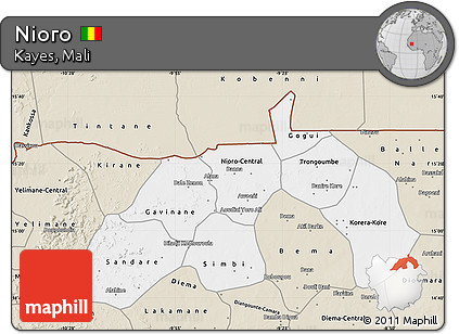 Classic Style Map of Nioro