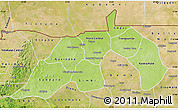 Physical Map of Nioro, satellite outside