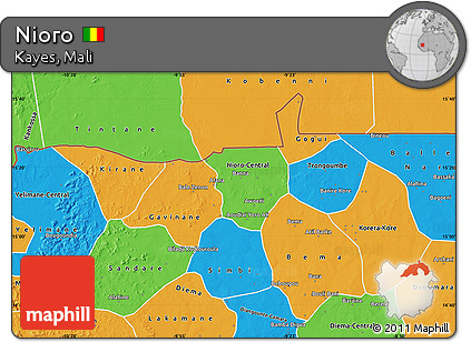 Political Map of Nioro