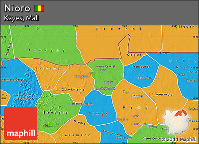 Political Map of Nioro