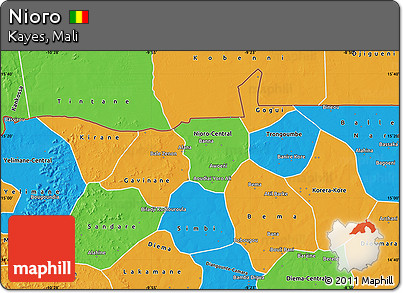 Political Map of Nioro