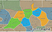 Political Map of Nioro, semi-desaturated