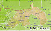 Satellite Map of Nioro, physical outside