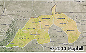 Satellite Map of Nioro, semi-desaturated