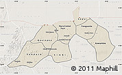 Shaded Relief Map of Nioro, lighten