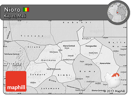 Silver Style Map of Nioro