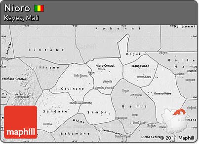 Silver Style Map of Nioro
