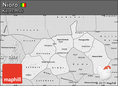 Silver Style Map of Nioro