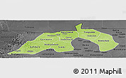 Physical Panoramic Map of Nioro, darken, desaturated